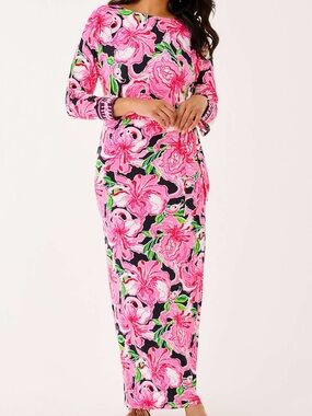 Lilly Pulitzer Demy Dolman Sleeve Maxi Dress